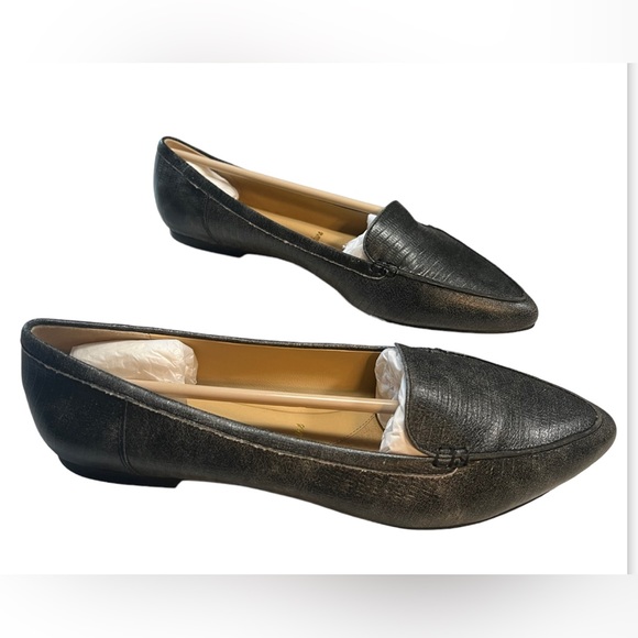 NWOB Trotters Ember Pointy Toe Chic Slip On Loafer Sz 11N Charcoal Gray summer - Picture 13 of 13